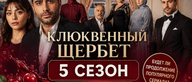 Клюквенный щербет 5 сезон дата выхода — обложка статьи о продолжении популярного турецкого сериала