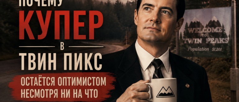 Почему Купер в Твин Пикс остаётся оптимистом несмотря ни на что — психологический разбор героя