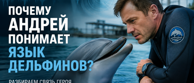 Почему Андрей понимает язык дельфинов в сериале «Дельфин»