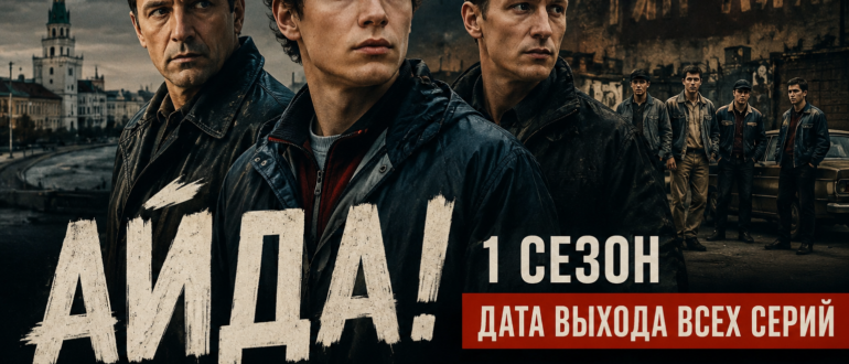Айда! 1 сезон — дата выхода всех серий криминальной драмы о банде «Тяп-Ляп»