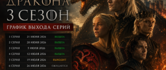 Дом дракона 3 сезон — график выхода всех серий