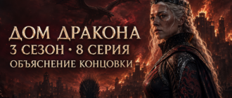 «Дом дракона» 3 сезон, 8 серия — Рейнира, дракон и горящий Тамблтон