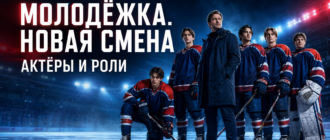 Актёры сериала «Молодёжка. Новая смена» на хоккейной арене